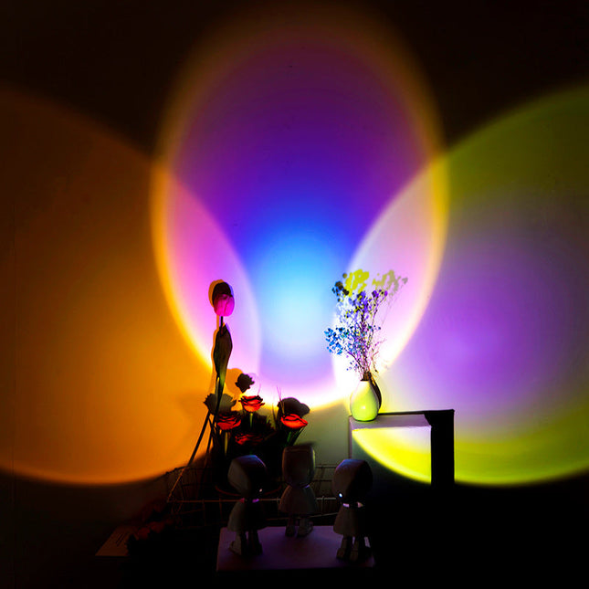 Lampada proiettore tramonto LED USB