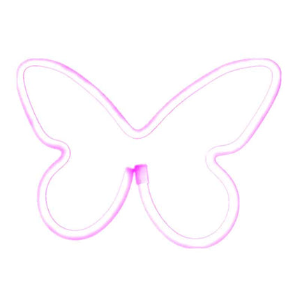 Insegna luminosa neon LED a farfalla