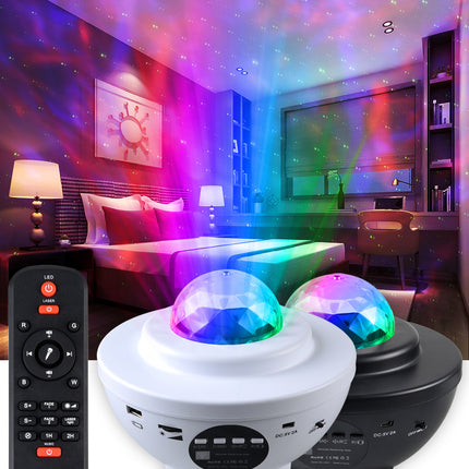 Lampada proiettore stelle e onde oceano