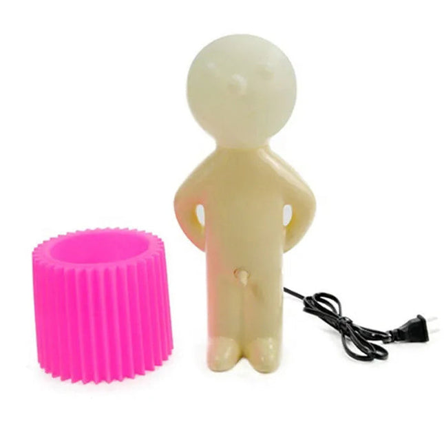 Lampada da tavolo design a omino