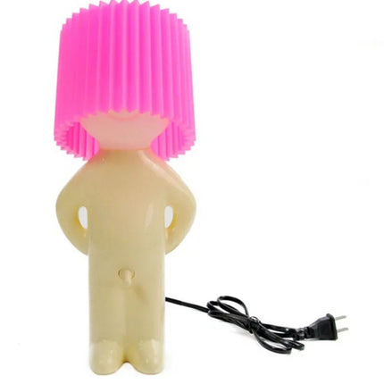 Lampada da tavolo design a omino