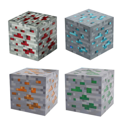 Lampada cubo Redstone ispirata a Minecraft