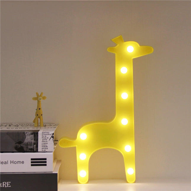 Lampada LED decorativa a forma giraffa