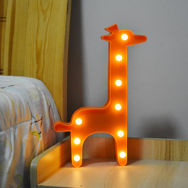 Lampada LED decorativa a forma giraffa