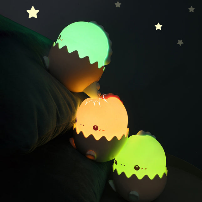 Luce notturna uovo di dinosauro colorata