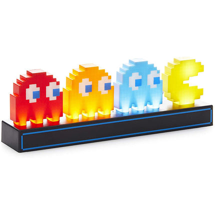 Lampada LED fantasmi videogioco stile pixel