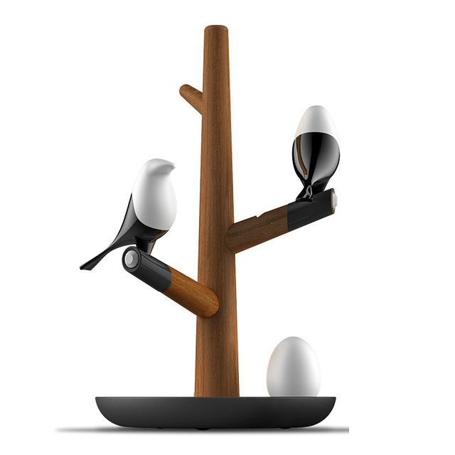 Lampada da tavolo albero con uccellini