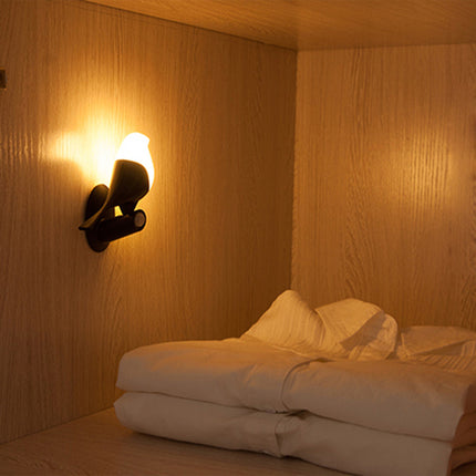 Lampada da tavolo albero con uccellini