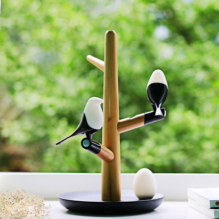 Lampada da tavolo albero con uccellini