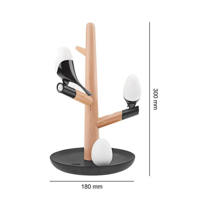 Lampada da tavolo albero con uccellini