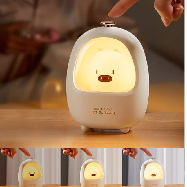 Luce notturna LED tattile forma animale