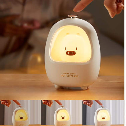 Luce notturna LED tattile forma animale