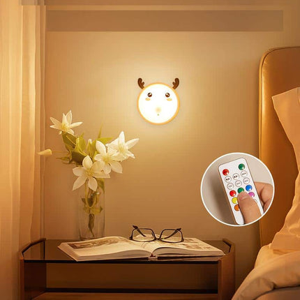 Luce notturna LED cervo per bambini
