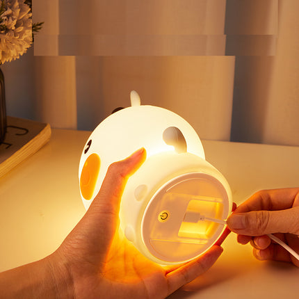 Luce notturna LED mucca in silicone
