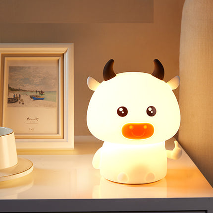 Luce notturna LED mucca in silicone