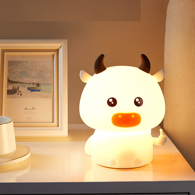 Luce notturna LED mucca in silicone