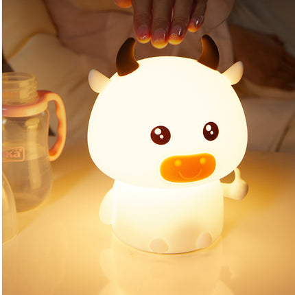 Luce notturna LED mucca in silicone