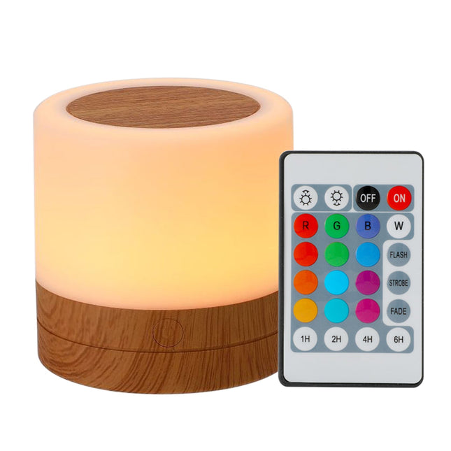 Lampada da comodino LED touch colorata