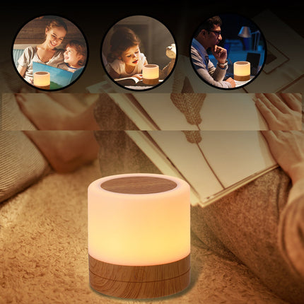 Lampada da comodino LED touch colorata