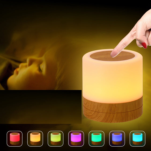 Lampada da comodino LED touch colorata