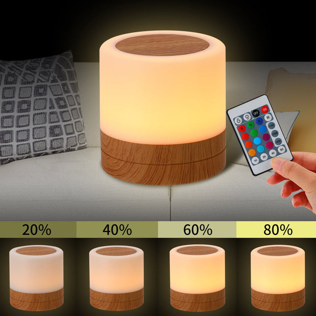 Lampada da comodino LED touch colorata