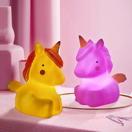 Mini luce notturna LED a unicorno