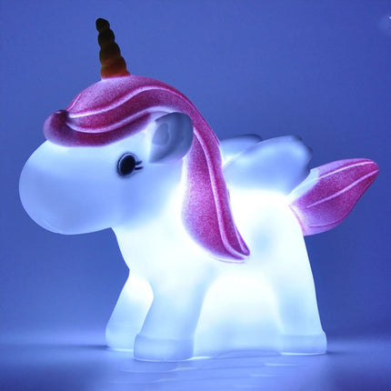 Mini luce notturna LED a unicorno