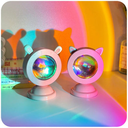 Lampada proiettore tramonto USB 15 colori