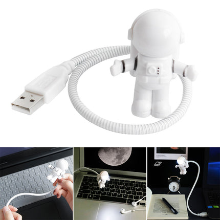 Mini lampada LED USB a forma astronauta