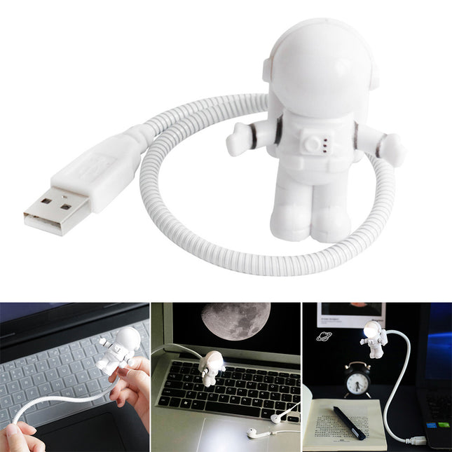 Mini lampada LED USB a forma astronauta