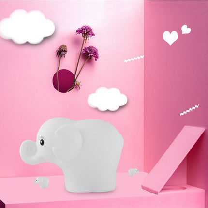 Luce notturna elefante silicone multicolore