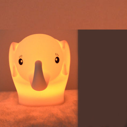 Luce notturna elefante silicone multicolore