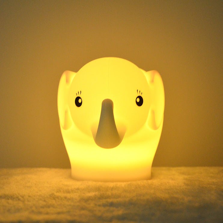 Luce notturna elefante silicone multicolore