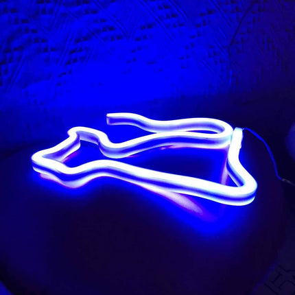 Insegna LED Neon a forma di gatto