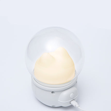 Luce notturna coniglio astronauta in capsula