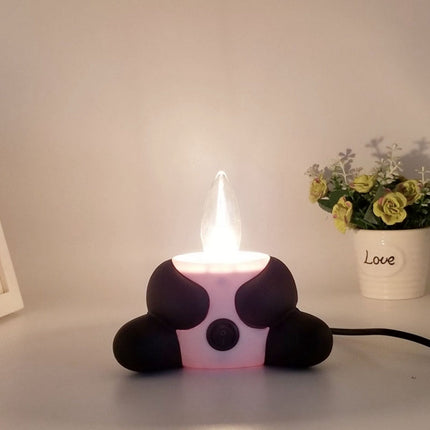 Piccola lampada notturna a forma panda