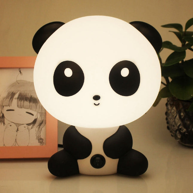 Piccola lampada notturna a forma panda