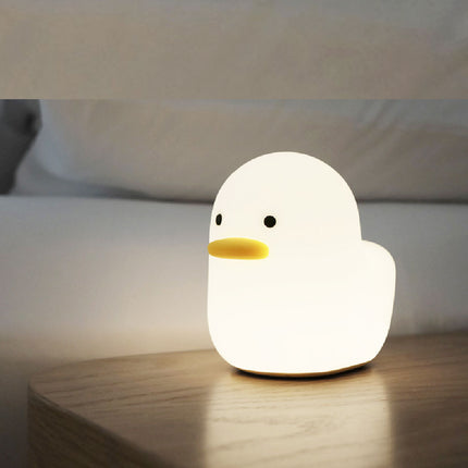 Luce notturna anatra silicone con timer
