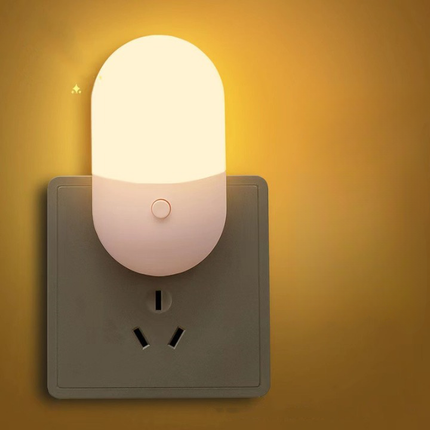 Luce notturna LED da presa bicolore