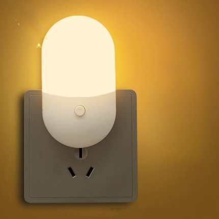 Luce notturna LED da presa bicolore