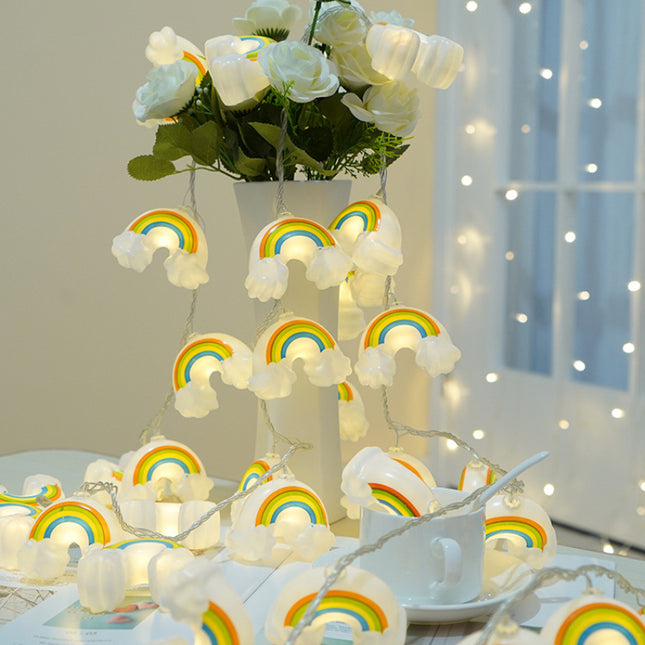 Ghirlanda luminosa LED forma arcobaleno