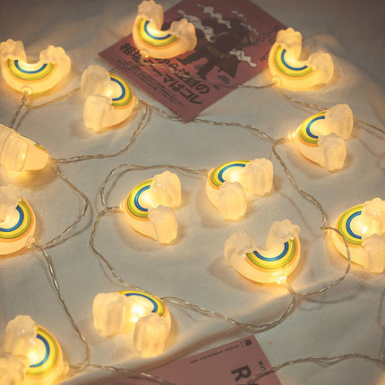 Ghirlanda luminosa LED forma arcobaleno