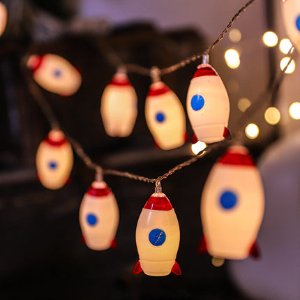 Ghirlanda luminosa LED a forma razzo