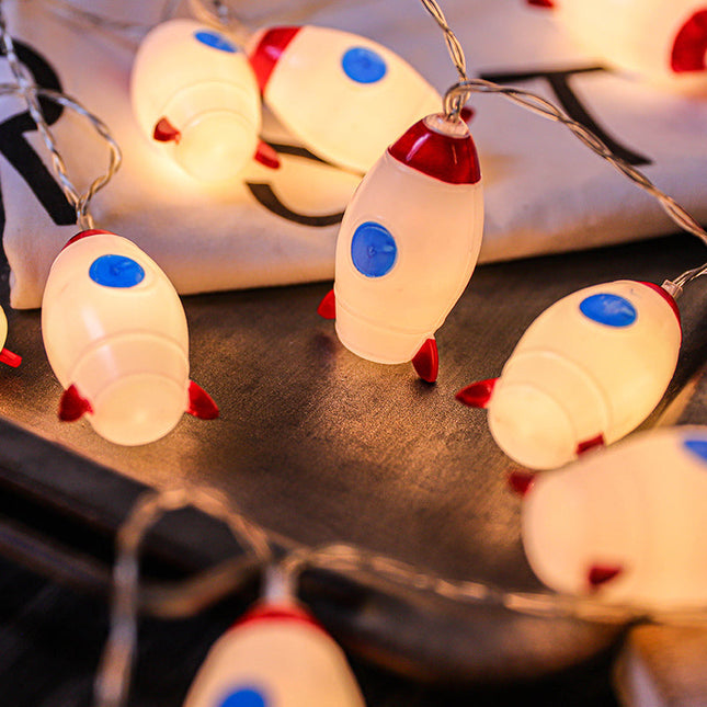 Ghirlanda luminosa LED a forma razzo