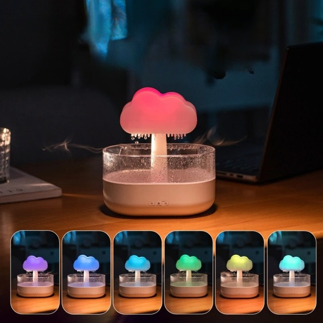 Luce notturna nuvola con umidificatore
