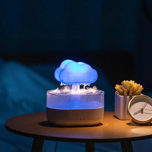 Luce notturna nuvola con umidificatore