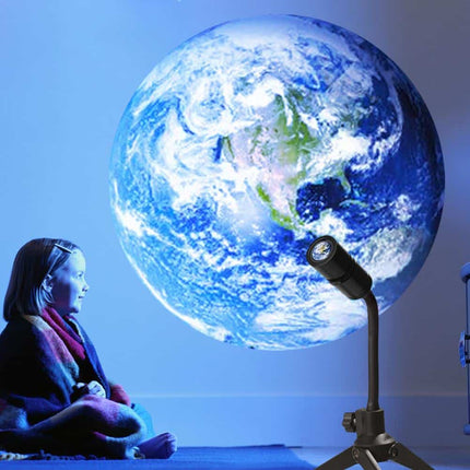 Proiettore LED 360° Luna e Terra