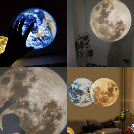 Proiettore notturno Luna e Terra LED