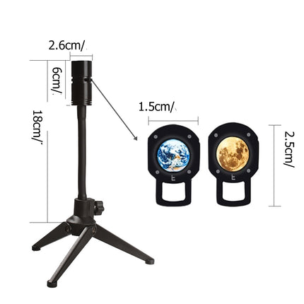 Proiettore notturno Luna e Terra LED