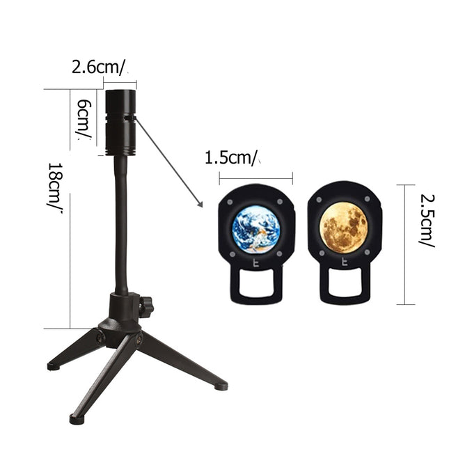 Proiettore notturno Luna e Terra LED